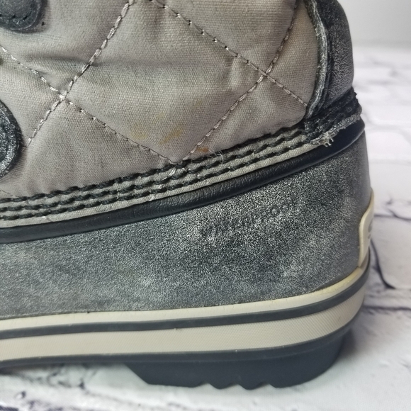 Sorel Tofini tall waterproof gray faux fur boots - Picture 4 of 15